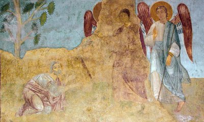 Abraham Meets the Three Strangers (the Old Testament Trinity) by Unbekannt Unbekannt